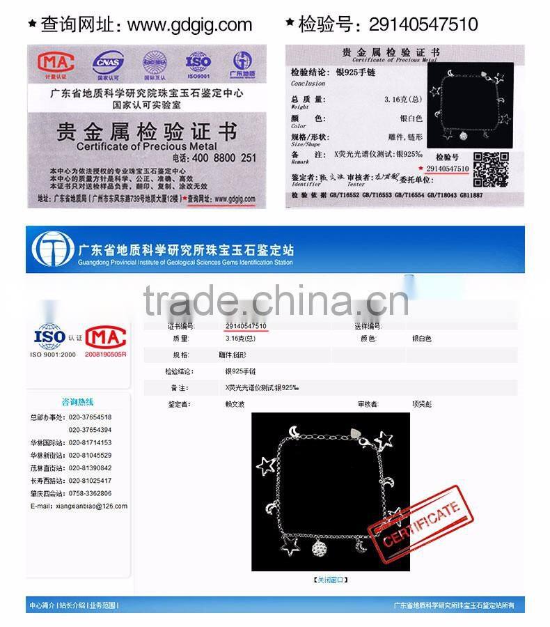 Cute DIY bracelet silver 925, Nice charm bracelet silver