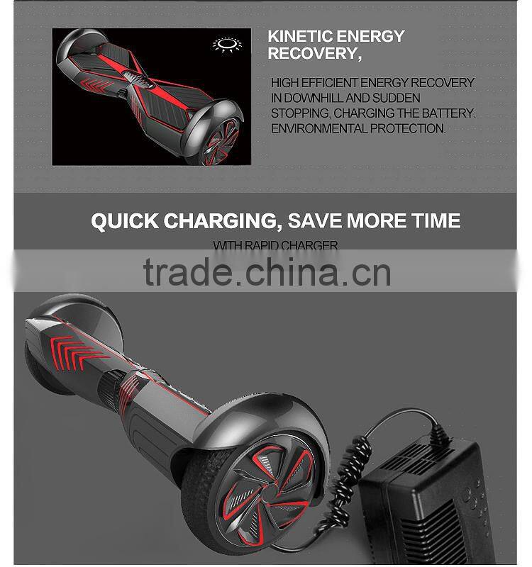 Bluetooth Music LED Lighting 2 Wheel Self Balancing Vehicle for Kids