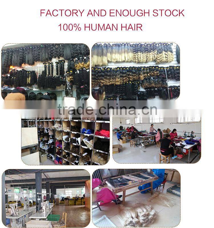 High quality fashionable 30 inch clip in human hair extensions