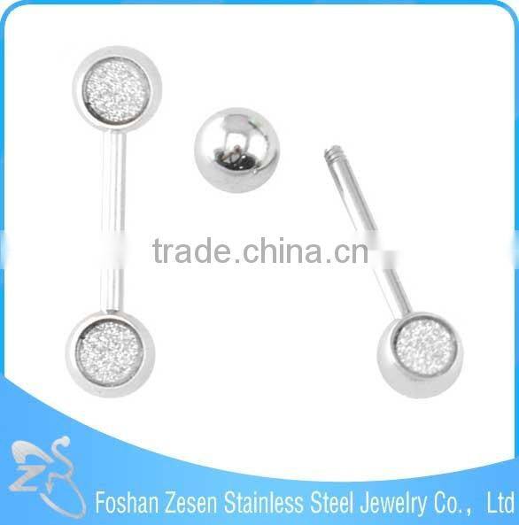 Fashion Stainless Steel Unique Piercing Custom Anime Tongue Jewelry