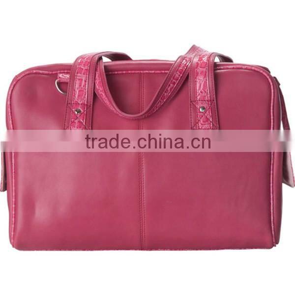 Leather Material and Soft Bag Type pink dslr Camera Bag for girl