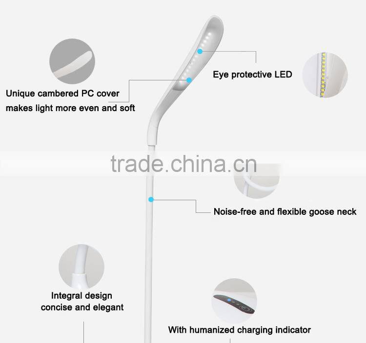 Rechargeab JK-853R USB Flexible LED Table light Desk lamp Reading lamp Book lamp Task lamp Work lamp light Night light Gift lig