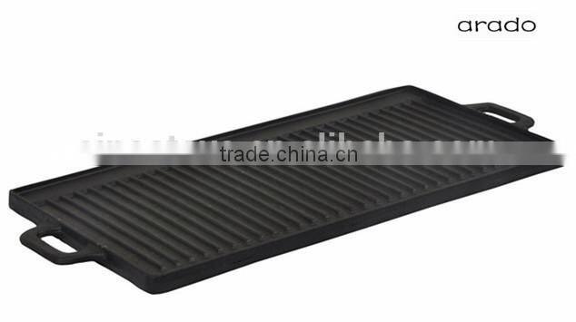 OEM Hot Sale Cast Iron Cookware Griddle Plate Made in China