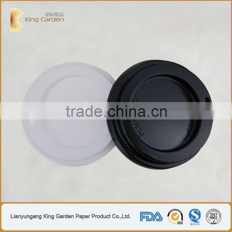 Top quality hot coffee paper cup PS lid cover