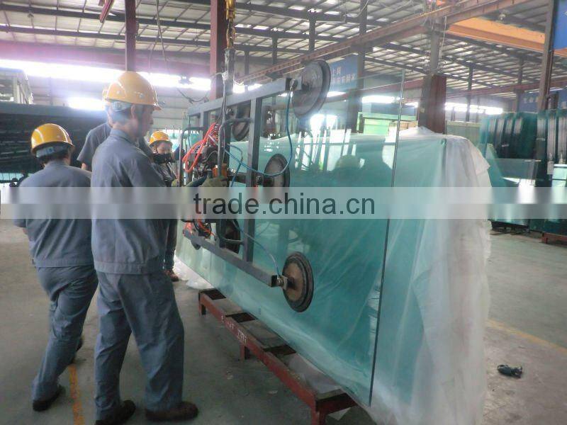 8mm Heat-soaked tempered glass door panel(CCC ISO9001 EN12150)