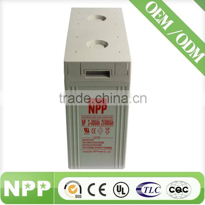 2V800ah SLA AGM solar battery for solar/RV/Charger/ Off Grid