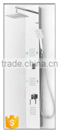 wall mounted bathroom stainless steel shower panel