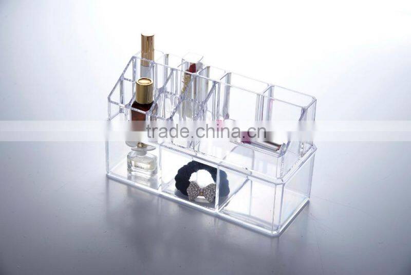 2016 PS material wholesale makeup storage acrylic cosmetic case