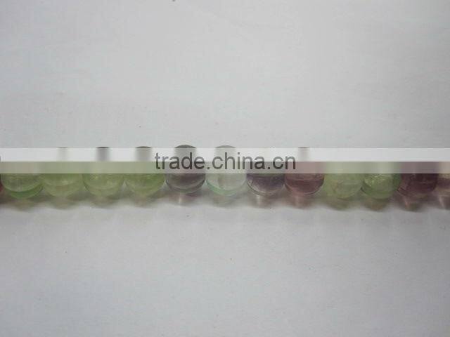 Fluorite carved plumkin beads