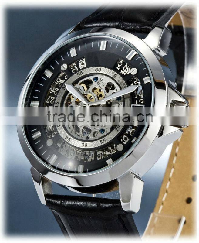 Full Automatic Mechanical Genuine Leather Imported Movement Luxury Men watch