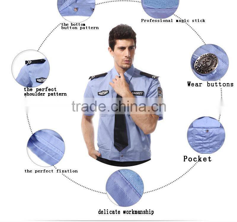 Cheap Security Shirt Uniform,Customize Security Guard Uniform Shirts