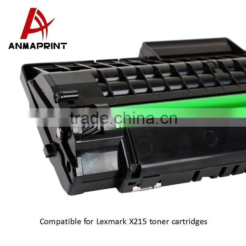 Best Supplier toner cartridge X215 laser toner cartridge for LexmarkBulk from China