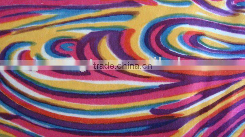 printed polar fleece fabric