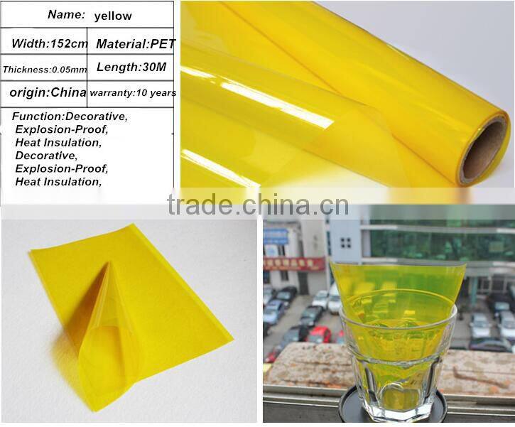 factory price transparent colored deocrative film, Embossed PET Printed Film For Ceiling & Wall