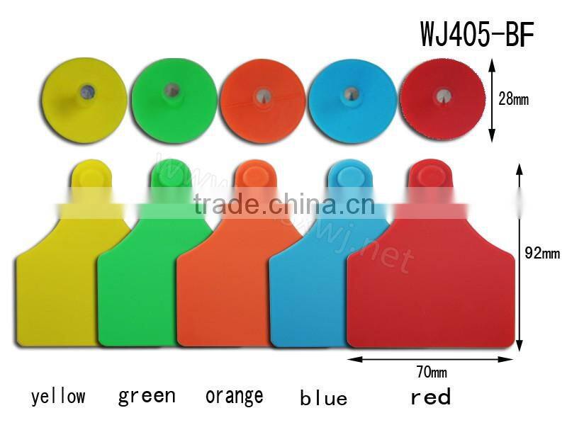Veterinary feedlot buffalo identity Ear Tags WJ405BF