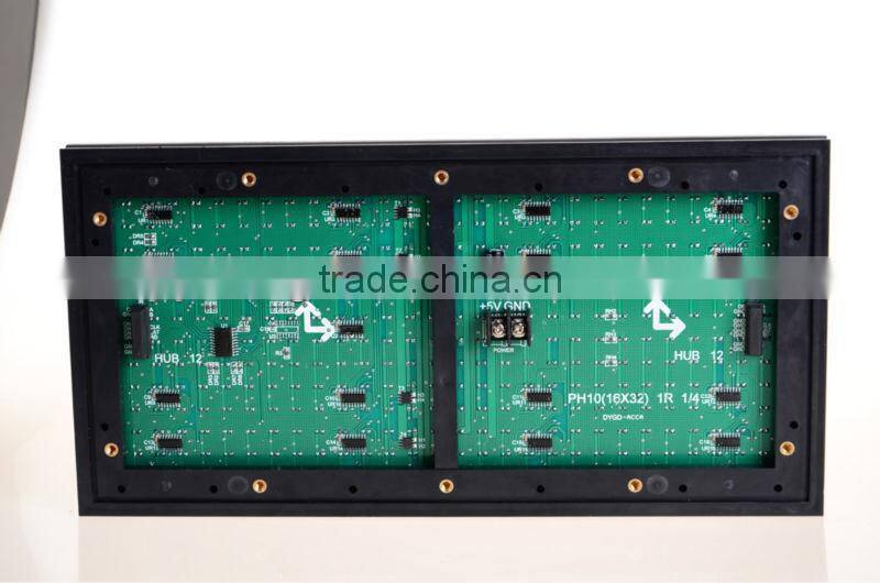single color red led display module P10 dip led pixel lighting