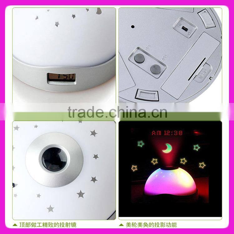 elegant and smart clock with mini projection digital clock