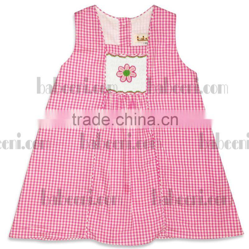 Rabbit and carrot sun hand smocked dresses