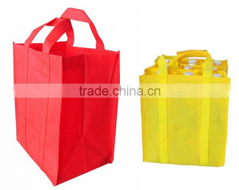 Eco friendly recycle non woven wine tote bag on Alibaba China