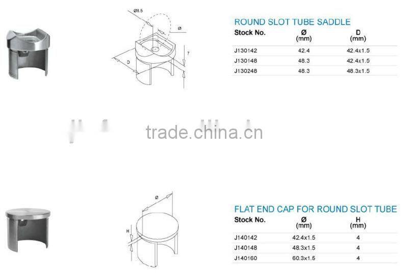 SS/Stainless steel glass fittings/garde-corps balcon