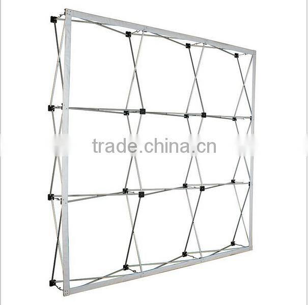 Factory custom aluminium 3 by 3 pop out banner