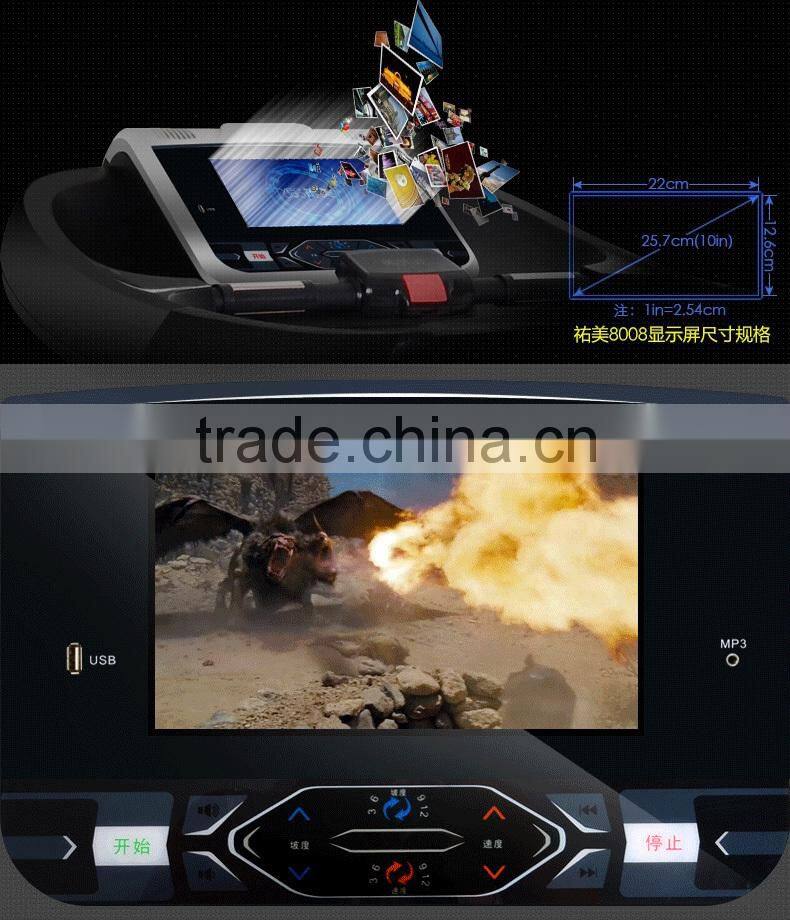 2015 AC commercial treadmill 8008BE 10 inch touch screenWIFI