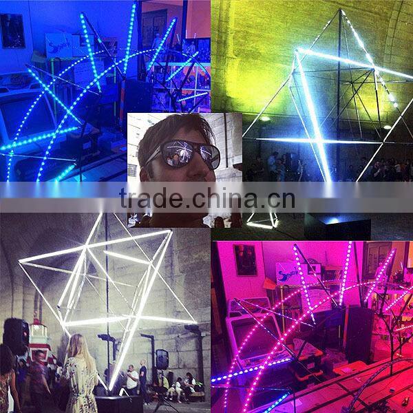 DMX controller compatible RGB Colour led Flex strip 60 LED/M