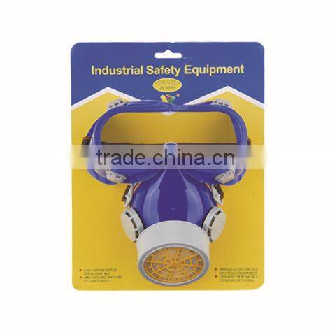 Industrial One Gas Filter Chemical Anti-Dust Paint Respirator Mask + Glasses Goggles Set Safety Equipment Protection