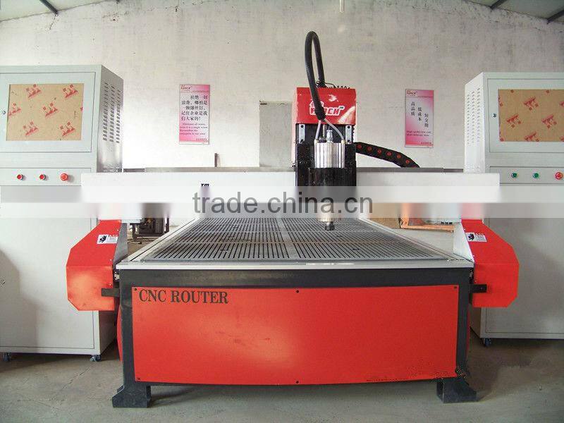 cnc wood/advertising engraving cutting machine with vaccum table