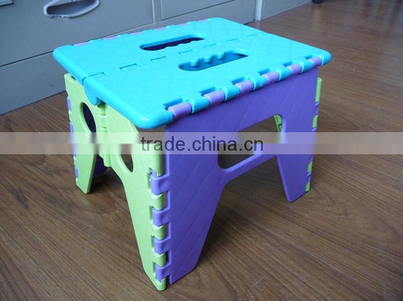Good quality colorful and popular mini portable plastic folding stool