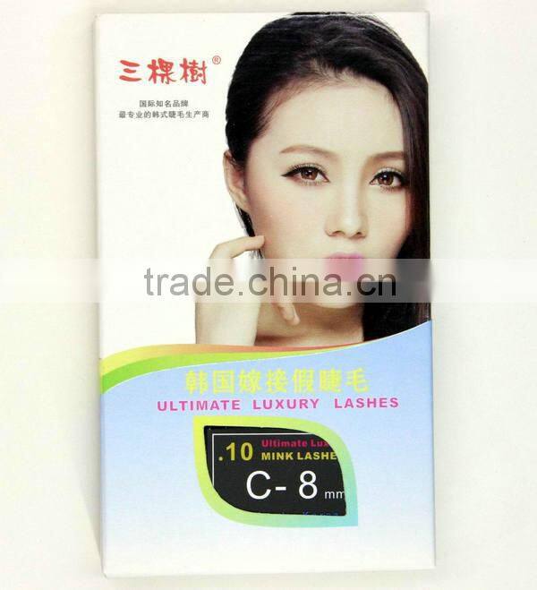 Hot selling 0.10mm tencel beauty individual faux mink eyelash extension