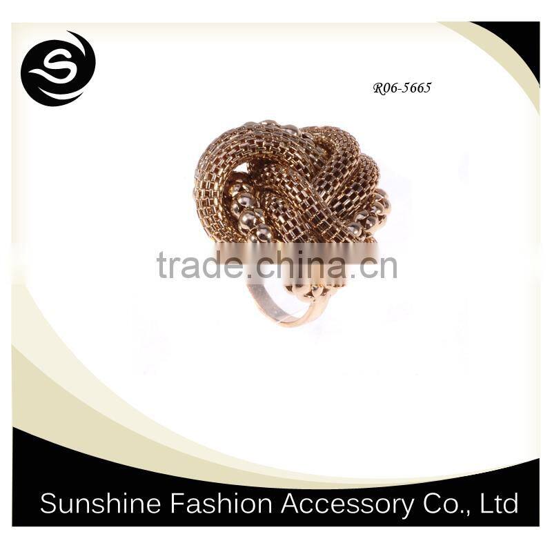 Lantern chain ring for 2015 new gold ring models for women with high quality best seller simple gold ring designs made in yiwu