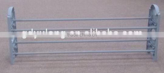 Hot sale metal chrome adjustable garment rack for shop