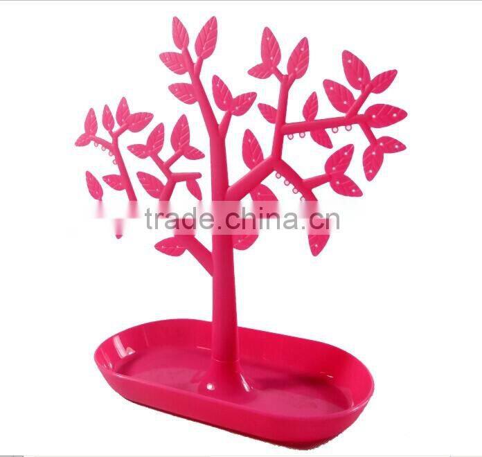 Customized artificial plastic tree for jewellery display made in china factory