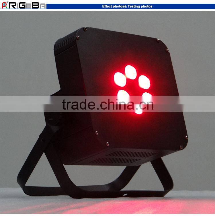 New hottest selling 6leds 10W RGB 3in1 wireless battery led stage light led par light