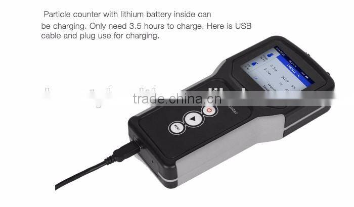 Indoor air quality monitor laser particle size analyzer for 0.3 and 2.5
