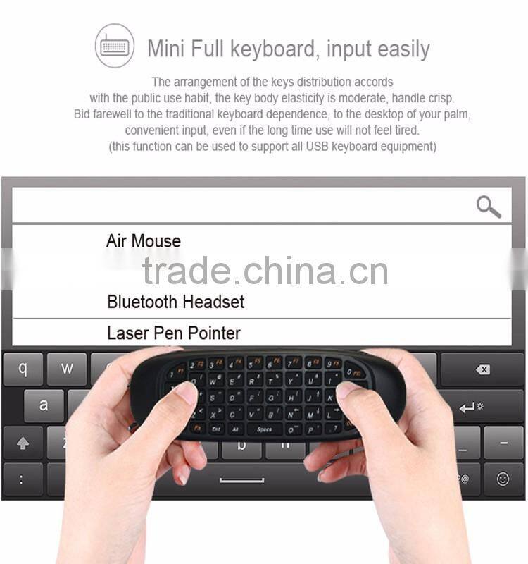 Mini Smart Portable Wireless Gaming Keyboard and Mouse Remote Controller for android smart TV