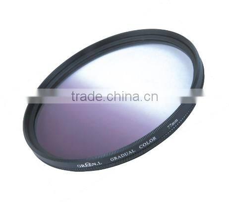 Graduated filter set-red,yellow,blue,green,orange,gray,purple