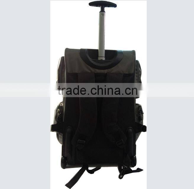 hot stylish magical foldable rolling duffel bag with trolley for business man