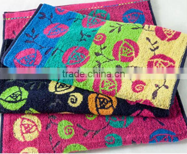 100 cotton embroidered hand towels