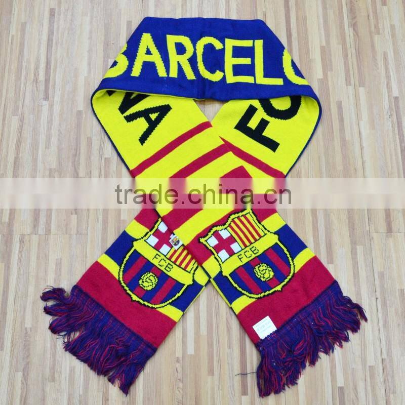 Customize football club design football fan scarf soccer sports,sports scarf football team scarf