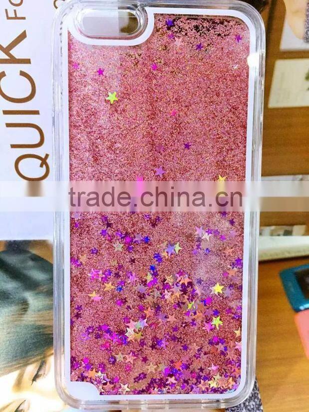 Factory Cheap Design Bling Bling TPU PC Combo Case For Iphone 6