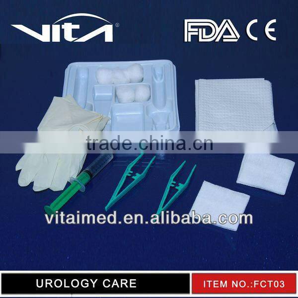 The New Combination Of Foley Catheterization Tray Of URO System FCT02With CE/FDA/ISO13485 Certificate