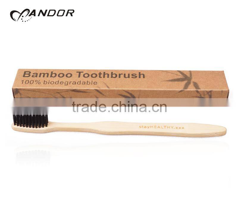 disposable natural bamboo toothbrush