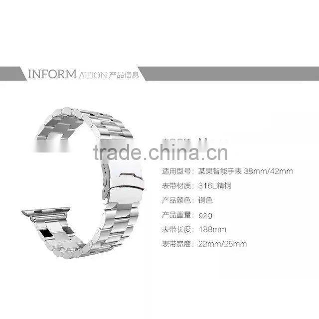 Wholesale Stainless steel Watch band for apple watch