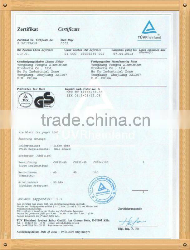 100% safety guarantee 304 stainless steel pressure cooker sale cooker CSB 22cm 4L