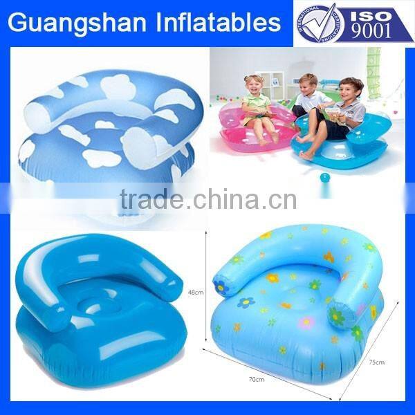 Lovely Blue Single Inflatable High Back Kid Chairs