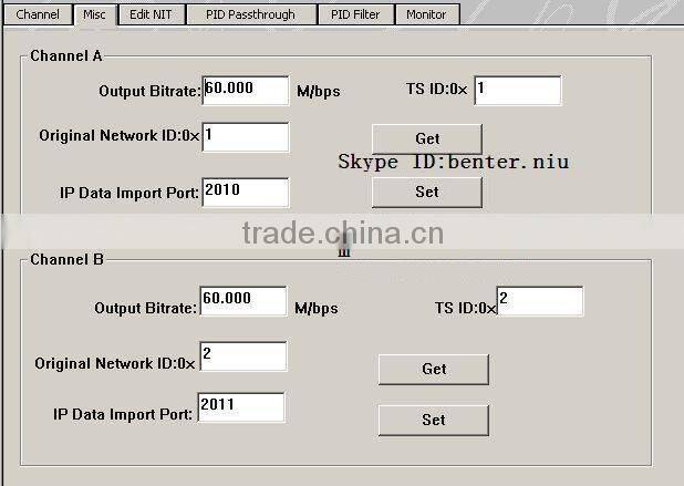 TS Multipexer 2 output MPTS (8 ASI IN,2-separate ASI OUT)