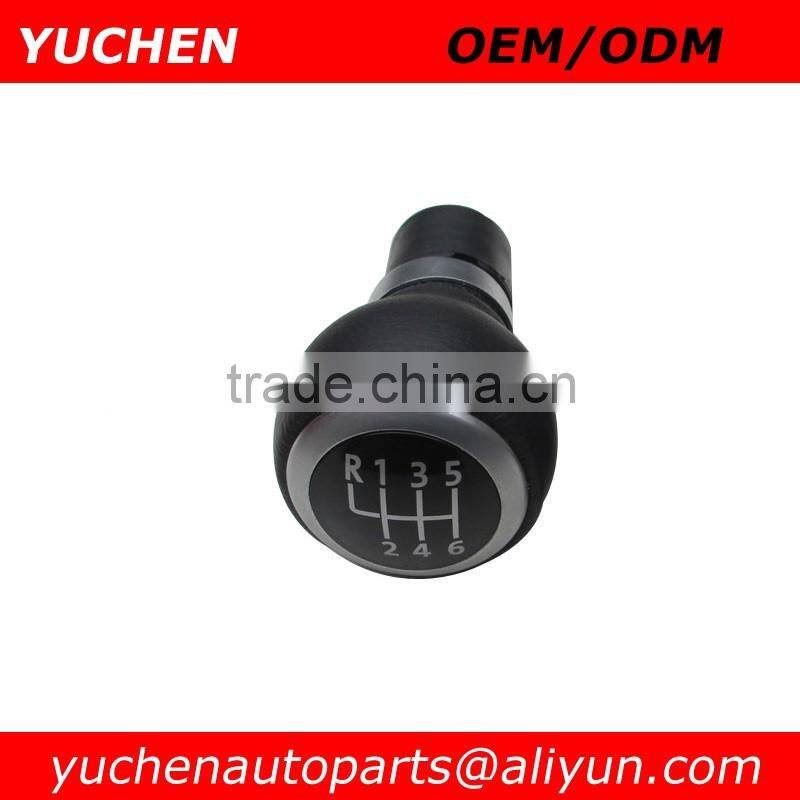 YUCHEN Car Shift Gear Knob With Geninue Leather For VW Passat B6 B7 CC 3C (2005-2013)