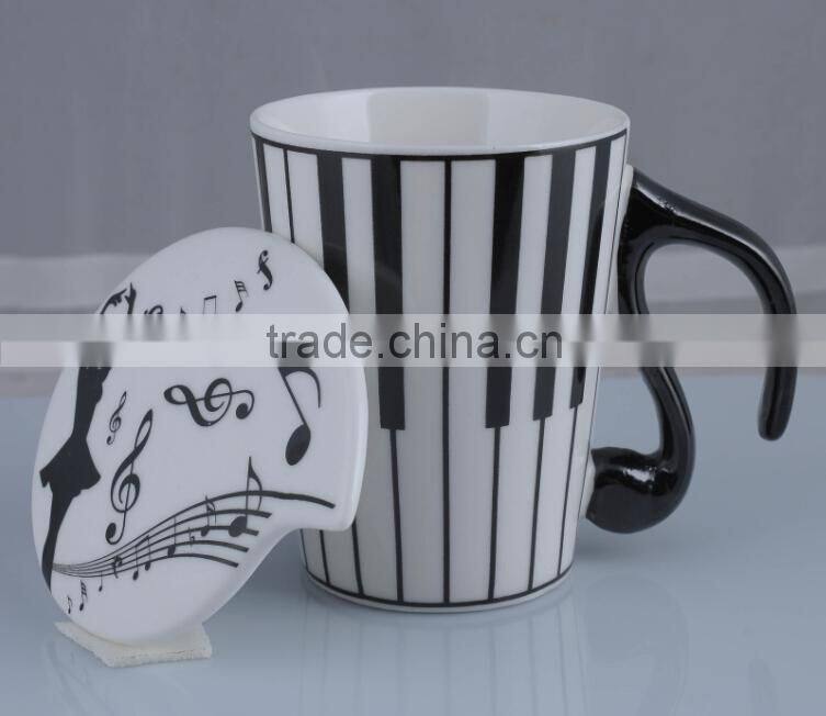 2016 Dedo Music Gifts Made in china Environmental protection material music note mugs
